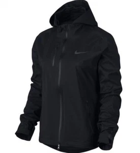 NIKE HYPERSHIELD LIGHTWEIGHT RUNNING JACKET SIZE XS (799881 010) BLACK - Picture 1 of 7