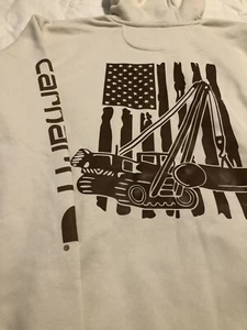 Carhartt Herren Loose Fit Midweight Logo (TROY) Kapuzenpullover Sweatshirt Gr. XL - Bild 1 von 9