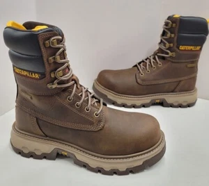 Botas PUNTERA SEGURIDAD COMPUESTA IMPERMEABLE CAT COLORADO EQUIP 8" P91754 Marrón Pirámide - Imagen 1 de 5
