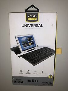 ZaggKeys Universal Tablet Bluetooth Folio Keyboard Stand Apple, Android & More