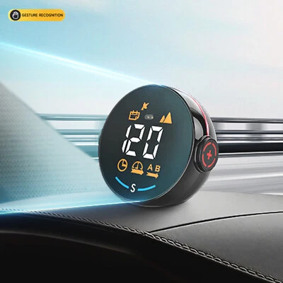 Car Digital HUD GPS Indicator Speedometer Auto Head Up Display MPH KMH Overspeed Foto 1 de 4