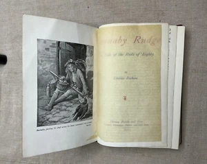 ANTIKES Leder, Charles Dickens, britische Kopie, undatiert, selten - Bild 1 von 6