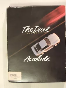 THE DUEL Test Drive II by Accolade Amiga  3.5" Disk 1989 Manual Box - Picture 1 of 3