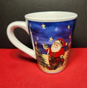Santa Christmas Large Coffee/Tea/Latte/Hot Cocoa Mug/Cup - Picture 1 of 7