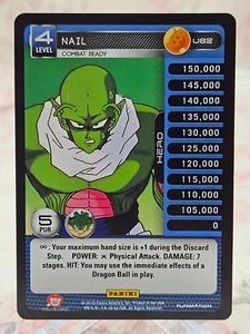 DBZ Dragon Ball Z TCG Nail (4 Level) U62 Panini Heroes & Villains - NM - Picture 1 of 2