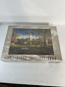Terry Redlin- Sunday Morning 1000 Piece Jigsaw Puzzle Rose Art 2001 Sealed - Picture 1 of 8