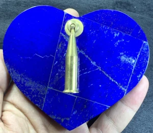 Handgefertigte Lapislazuli mit Marmorstifthalter. - Bild 1 von 10