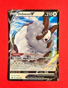 Dubwool V ~ Pokemon Black Star Promo ~ Full Art Holo SWSH049 - Picture 1 of 2