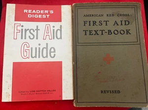 1940 AMERICAN RED CROSS FIRST AID TEXT-BOOK WITH 114 ILLUSTRATIONS ANTIQUE BOOK - Picture 1 of 13
