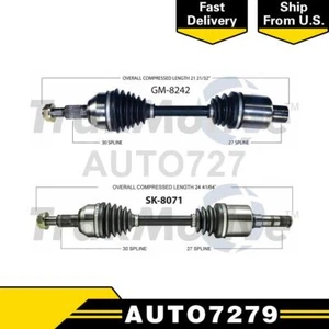 TrakMotive Front Left Right CV Axle Shaft Joint For Suzuki XL-7 2009 2008 2007 - Picture 1 of 3