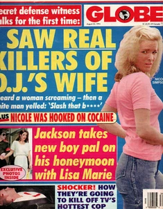 GLOBE Magazine August 23 1994 Nicole Simpson Michael Jackson David Caruso - Imagen 1 de 2