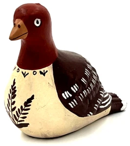 Taube Tonpfeife Handarbeit Fairtrade Südamerika - Bild 1 von 5
