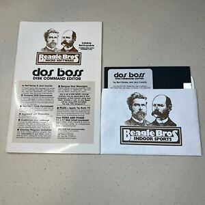 *NATIVE WORKING* Complete 1981 Apple II Beagle Bros Dos Boss Disc Command Editor
