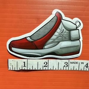Michael Jordan Nike Air Jordan 19 Pegatina Baloncesto Retro Jordan Zapato Pegatina - Imagen 1 de 1