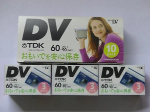 19 TDK MiniDV DVM60 60 minutes caméra vidéo numérique caméscope cassette cassettes - Photo 1 sur 1