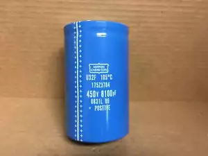 NIPPON INDUSTRIES 175Z3784 8100 UF X 450V U32F CAPACITOR - Picture 1 of 7