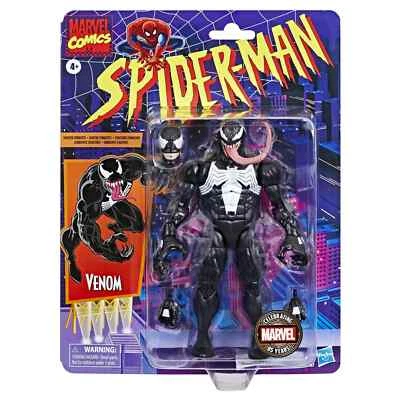 Marvel Legends Series Venom, Retro Collectible Action Figure 6” - 100% Authentic - Image 1 of 4