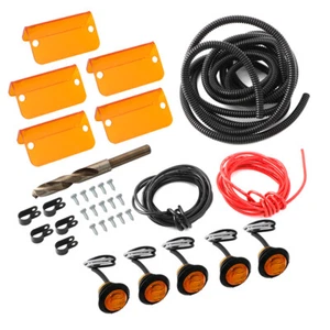For Sunvisor Cab Lens Kit Lens Lenses / LED Bulbs & Wiring Harness Hardware - Picture 1 of 12