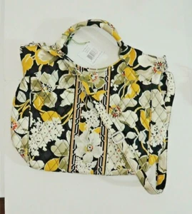 $64.00 VERA BRADLEY TWO WAY TOTE CROSSBODY HAND BAG IN DOGWOOD PATTERN NWT - Picture 1 of 5