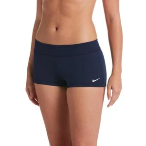 Nike Swim Women's Kick Short Board Shorts Navy Blue - Picture 1 of 3