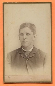 CDV IN, Portrait of a Young Man, Jim Marsh, circa 1880s - Picture 1 of 2
