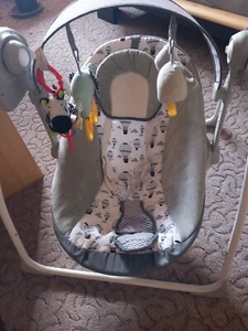 Kinderkraft Babyschaukel Babywippe Flo Elektrischer Swing-Bouncer - Bild 1 von 2