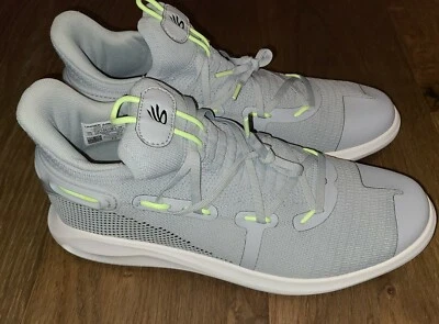 NEW Sz 9 Men Under Armour Curry 6 SL Spikeless Masters Golf Grey 3022578-100 - Image 1 of 4