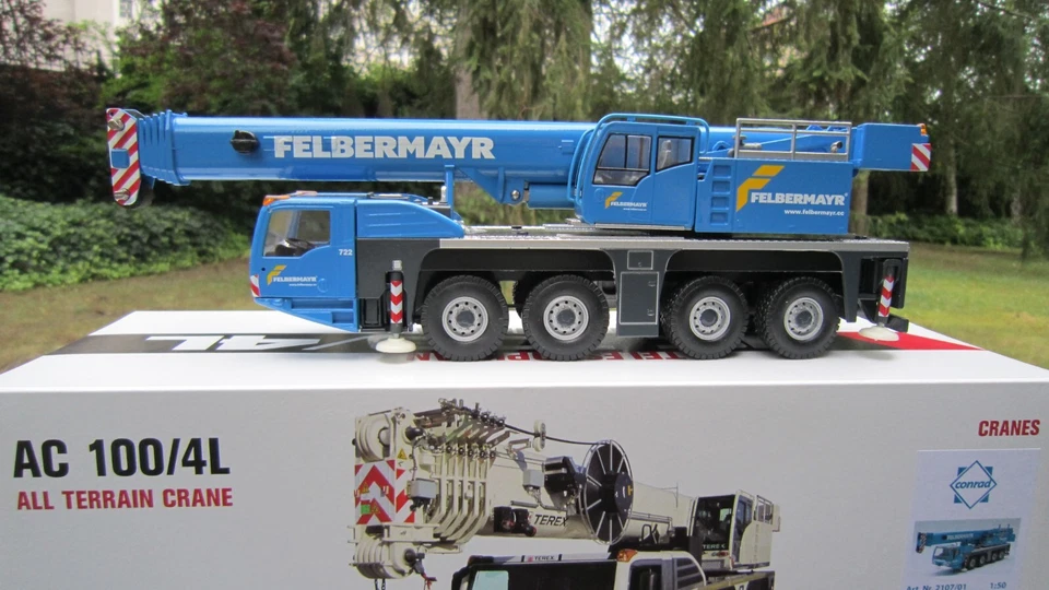 CONRAD 2107/01 TEREX DEMAG AC 100/4L " FELBERMAYR " (AUSTRIA) NUOVO IN SCATOLA ! - Immagine 1 di 4
