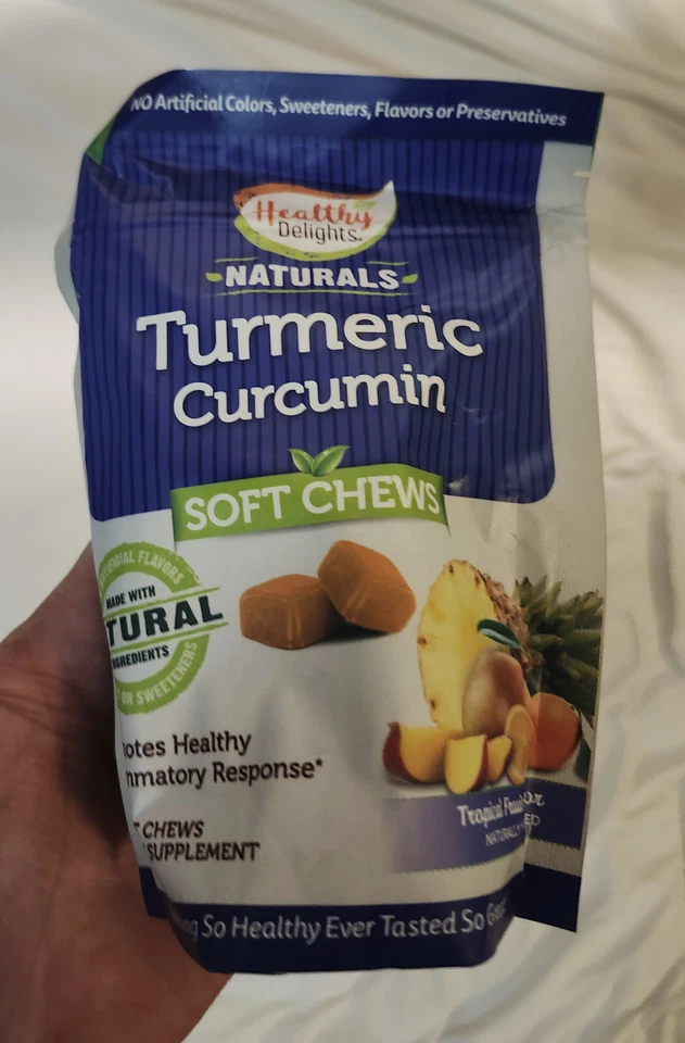 Masticables suaves Naturals, curcumina de cúrcuma Foto 1 de 1