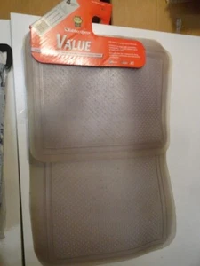 New VTG Rubber Queen USA #6465 Clear 4 PC Floor Mat Protector - Picture 1 of 8