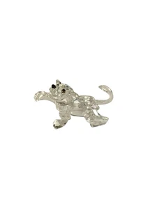 Swarovski Silver Crystal Figurine Lion Cub 210460 / 7603 MIB w/ Box - Picture 1 of 11