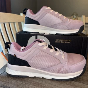 Bogs Sandstone Lo CT Womens Size 8 Misty rose Pink Composite Toe Safety NIB - Picture 1 of 6