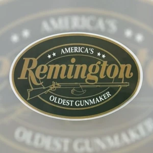 2 PACK - REMINGTON RIFLES AMERICAS OLDEST GUNMAKER DIECUT 6” OVAL STICKER LOT - Picture 1 of 11