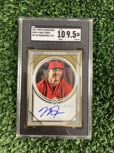 Mike Trout 2019 Topps Transcendent VIP Party Auto/25 SGC 9,5 #MTAP-4 Angels  - Imagen 1 de 2