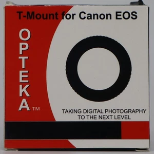 Opteka T-Mount für Canon EOS T2 Objektiv auf EOS Body - Neu in OVP - Bild 1 von 4
