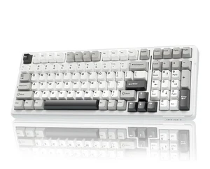 NEW Aula F99 Wireless Mechanical Keyboard, Tri-Mode BT5.0/2.4GHz/USB-C - Picture 1 of 15