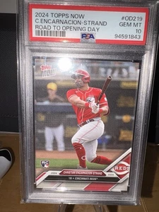 2024 Topps Now Road to Opening Day Christian Encarnacion-Strand Cincinnati Reds - Picture 1 of 2