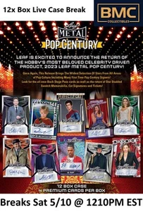 Andrea Bocelli 2023 Leaf Metal Pop Century 1x Case Break #3 - Bild 1 von 1