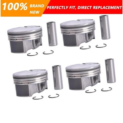 4 piezas pistones y pasadores para Hyundai Sonata Kia Optima 2011-2013 2,0 turbo 234102G400 Foto 1 de 4