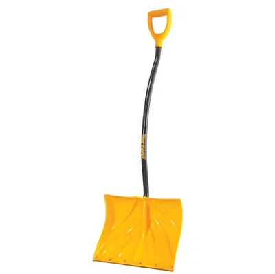 18 in. Ergonomic Mountain Mover Metal Handle Plastic Snow Shovel - Image 1 of 4
