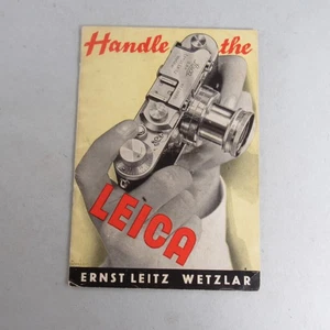 Original Ernst Leitz Wetzlar Leica Sales Brochure Handle The Leica 24 Pages 1938 - Picture 1 of 6