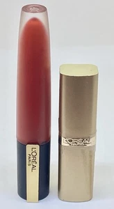 2 LOT - L'Oreal Paris BLAZING LAVA Lipstick 303 & AM I WORTH IT Matte Lip Stain - Picture 1 of 7