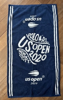 Polo toalla jugador tenis US Open 2020 Ralph Lauren 40x22 pulgadas azul marino Foto 1 de 2