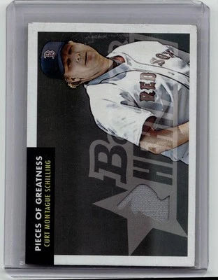 2007 Bowman Heritage #PG-CS Curt Schilling Pieces of Greatness - Image 1 of 2