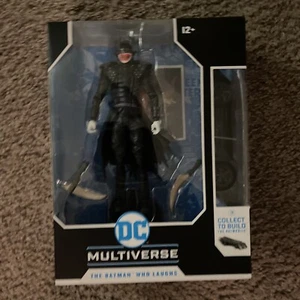 Mcfarlane DC Multiverse Batman Who Laughs Figure W/Scythe/knife/Batmobile Piece - Picture 1 of 6