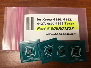 4 x ""006R01237" Tonerchip für Xerox 4110, 4112, 4127, 4590, 4595 Drucker Mine - Bild 1 von 3