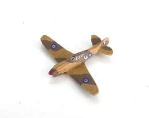 Spitfire aereo militare modello metallo bianco giocattolo guerra - Foto 1 di 8