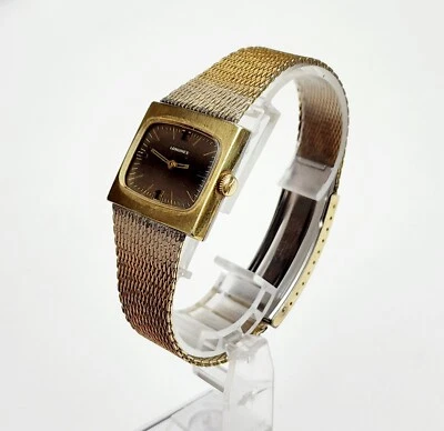 Reloj Hombre SUIZO Vintage Años 70 Chapado en Oro LONGINES L847.4. Cuerda manual Foto 1 de 4