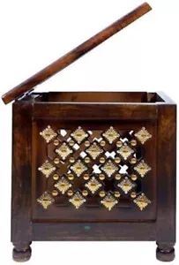 Multipurpose Wooden Storage Stool–Compact & Stylish Seating with Hidden Storage - Picture 1 of 4
