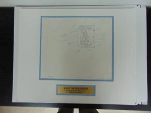 "Filmation Studios" Original Production Cel mit Produktionsmarken mattiertes Display - Bild 1 von 1